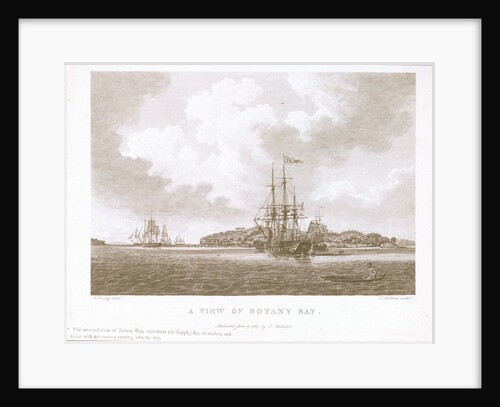 A view of Botany Bay by Robert Cleveley