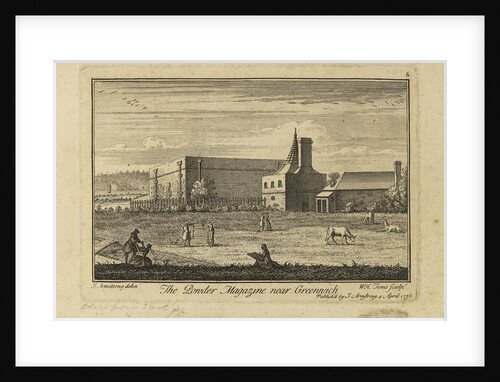 The powder magazine near Greenwich by J. Armstrong