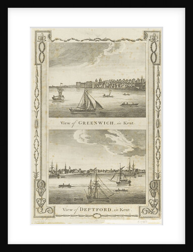 View of Greenwich, in Kent by Alexander Hogg