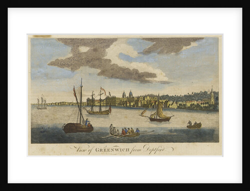 View of Greenwich from Deptford by unknown
