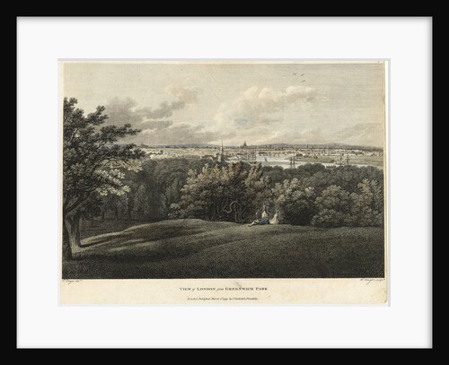 View of London from Greenwich Park by Edward Dayes