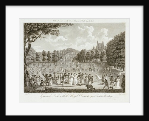 Greenwich Park, with the Royal Observatory, on Easter Monday by Pugh