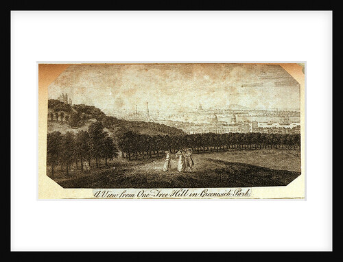 A View from One-Tree Hill in Greenwich Park by Pieter Tillemans