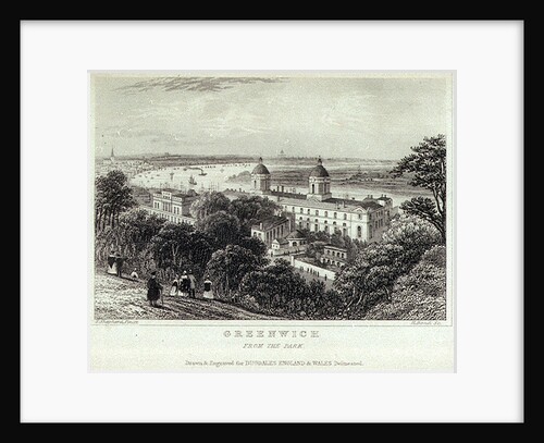 Greenwich, From the Park by Thomas Hosmer Shepherd