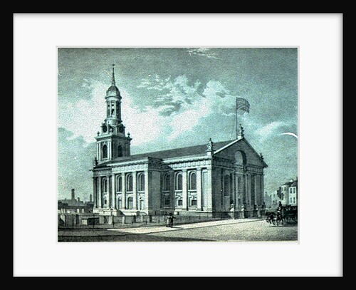 S.E. View of St. Alphege Church, Greenwich by R. H. Best