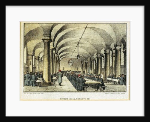 Dining Hall, Greenwich by W. Bligh Barker