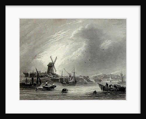View near Greenwich by W. Tombleson