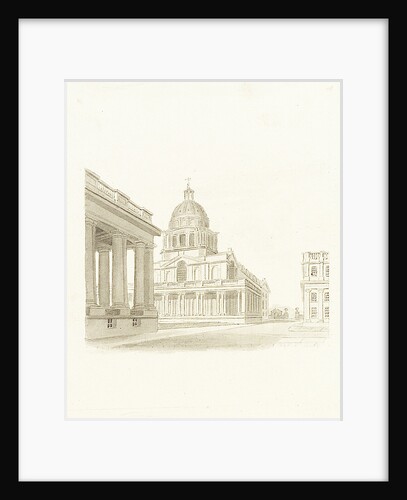 Greenwich Hospital: the King William dome and Painted Hall (exterior) by unknown