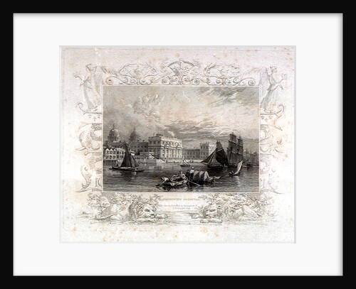 Greenwich Hospital by Henry Tombleson