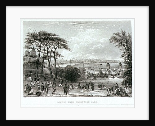 London from Greenwich Park by Read