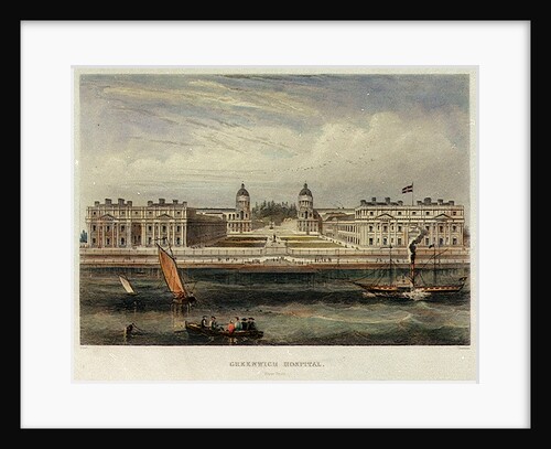 Greenwich Hospital. River Front by Read