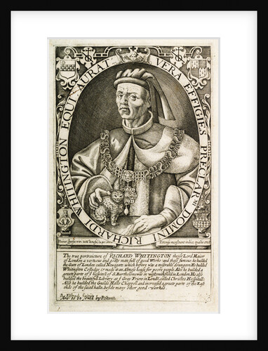 Dick Whittington, Mayor of London by R. Elstrack