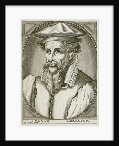 Gerard Mercator (1512-1594), Flemish geographer and cartographer by Nicholas de Larmessin