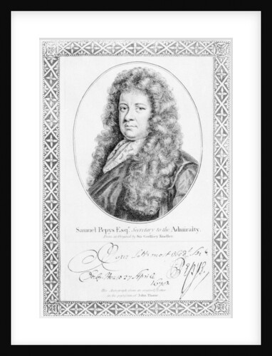 Samuel Pepys by Godfrey Kneller
