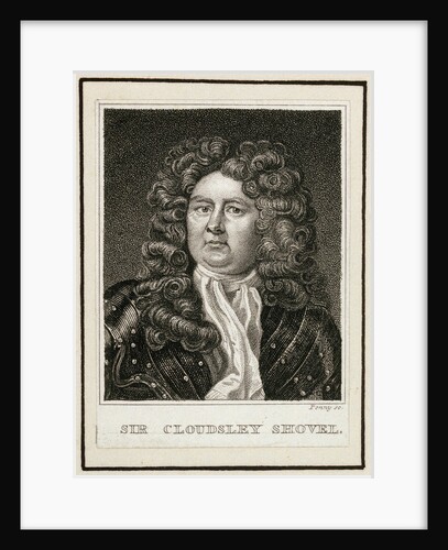 Engraving of Sir Cloudsley Shovel by Michael Dahl