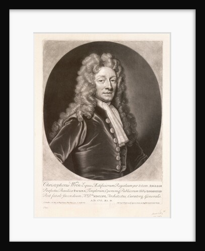 Christopher Wren by Godfrey Kneller
