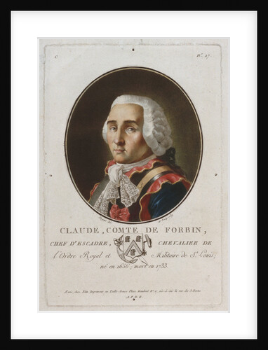 Count de Forbin by Antoine Louis Francois Sergent