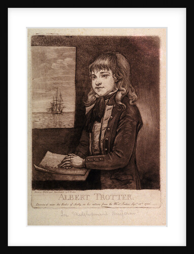 Albert Trotter, drown'd near Rocks of Scilly on his return from the West Indies, September 12th 1786 by Thomas Trotter
