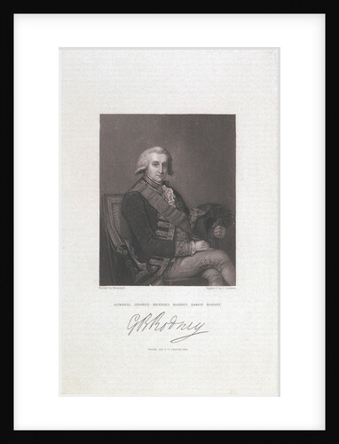 Admiral George-Brydges Rodney, Baron Rodney by Jean Laurent Mosnier