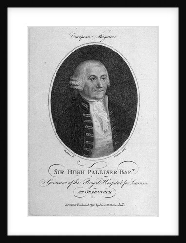 'Sir Hugh Palliser Bart. Governor of the Royal Hospital for Seamen at Greenwich' (1723-1796) by Daniel Orme