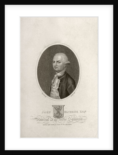 John MacBride Esquire, Admiral of the Blue Squadron by John Smart