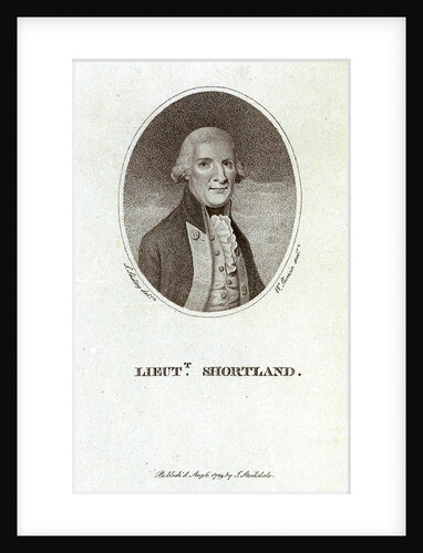 Lieutenand Shortland by Samuel Shelley