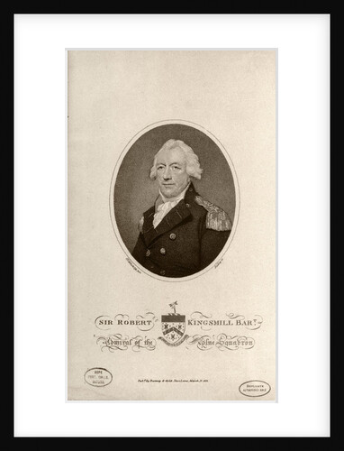 Sir Robert Kingsmill Bart Admiral of the Blue Squadron by Lemuel Francis Abbott