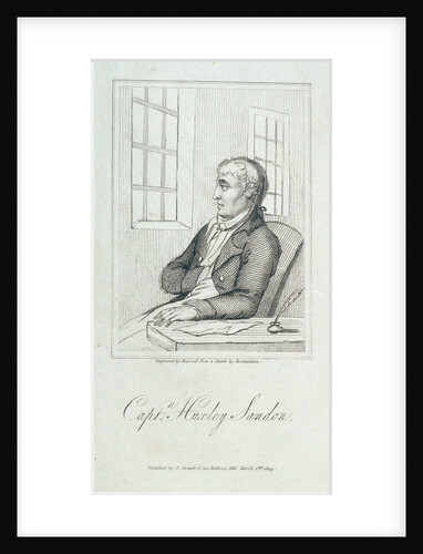 Captain Huxley Sandon by Thomas Rowlandson