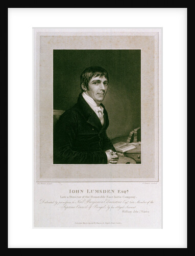 John Lumsden, Esquire by William John Newton