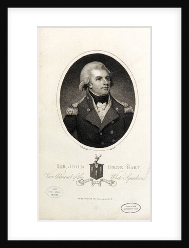 Sir John Orde Bart, Vice Admiral of the White Squadron by George Romney