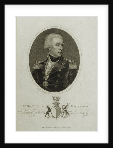 Rt Honble Lord Radstock. Admiral of the Blue Squadron by James Northcote