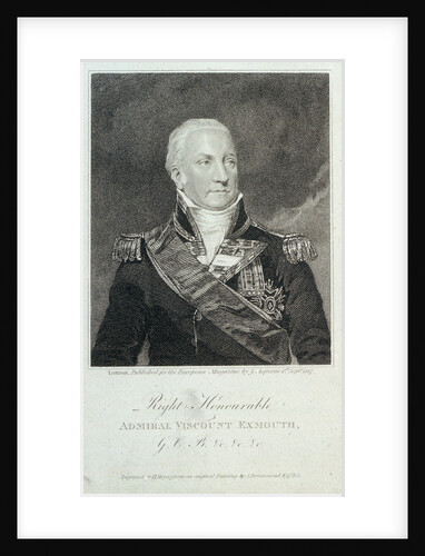 Admiral Viscount Exmouth by Samuel Drummond