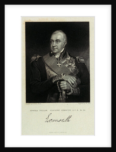 Edward Pellew, Viscount Exmouth, G.C.B.&c.&c. Exmouth by William Owen