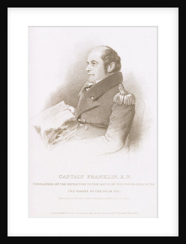 Captain John Franklin by Thomas Charles Wageman