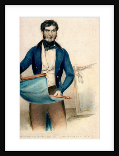 Captain George Richard Pechell, Royal Navy, M.P by Thomas Charles Wageman