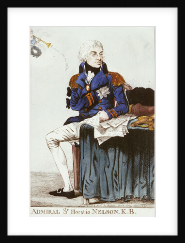 Admiral Sr Horatio Nelson. K.B. by Thomas Dighton
