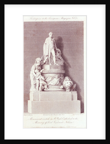 Lord Nelson's monument in St Paul's Cathedral by John Flaxman