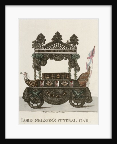 Lord Nelson's funeral car by Dighton