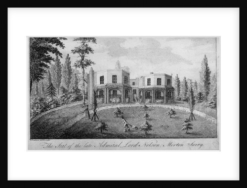 The seat of the late Admiral Lord Nelson, Merton Surry by T. Prattent