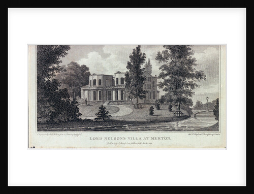 Lord Nelson's villa at Merton by Gyford