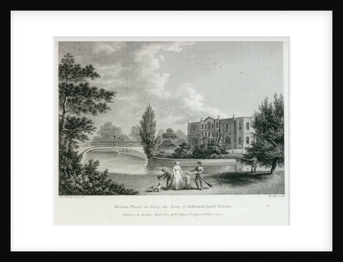 Merton Place in Surry, the Seat of Admiral Lord Nelson by Edward Hawke Locker