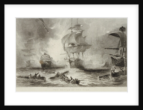 The Battle of the Nile, 1798 by George Arnald