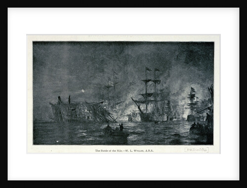 Battle of the Nile by William Lionel Wyllie