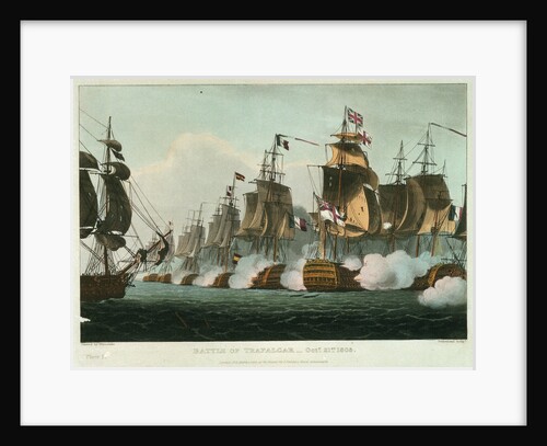 Battle of Trafalgar, 21 October 1805 by Thomas Whitcombe
