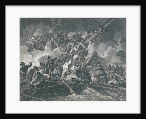 Action between 'Phoebe' and French frigate 'L'Africaine', 1 November1801, leading to the capture of the French ship by de Loutherbourg