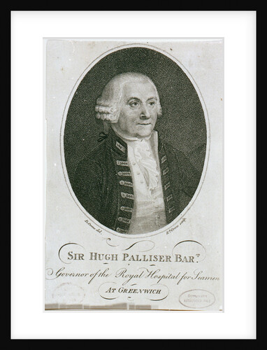 Sir Hugh Palliser Bart, Governor of the Royal Hospital for Seamen at Greenwich by Daniel Orme