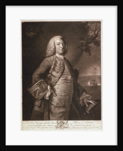 George Anson (1697-1762) by Joshua Reynolds