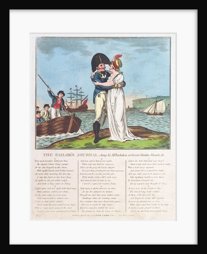 The Sailor's Journal. Sung by Mr Incledon at Covent Garden Theatre, &c by Robert Laurie & James Whittle