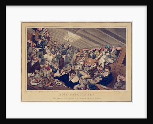 A Margate Packet, the effects of a squall, or a sudden shift of ballast by G. Humphrey