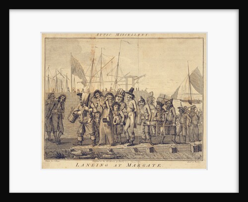 Attic miscellany, landing at Margate by S. Collings
